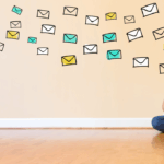 Nova Express email template gallery interface with filters for industry, season, and style