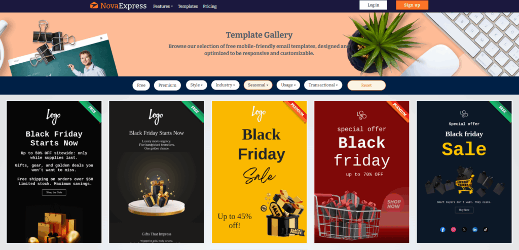 Black Friday email template 2025 – countdown, limited-stock, free download